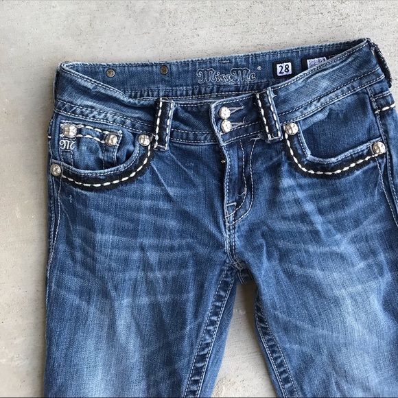 MISS ME JEANS SIZE 28 - Picture 4 of 7